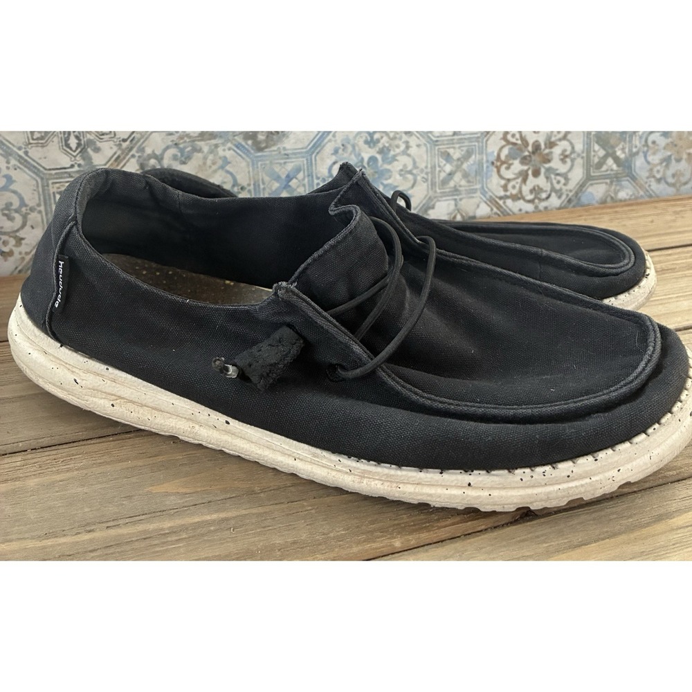 Hey Dude Black Wendy‎ Womens 9 Casual Comfort